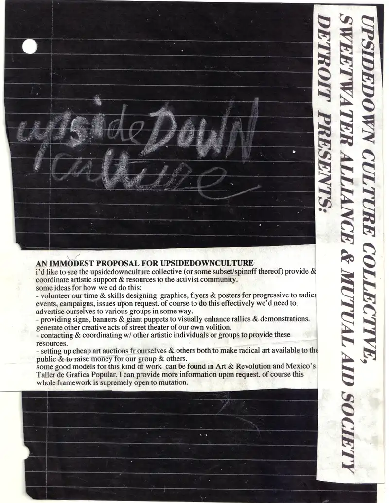 2002-2003 Upside Down Culture flyer