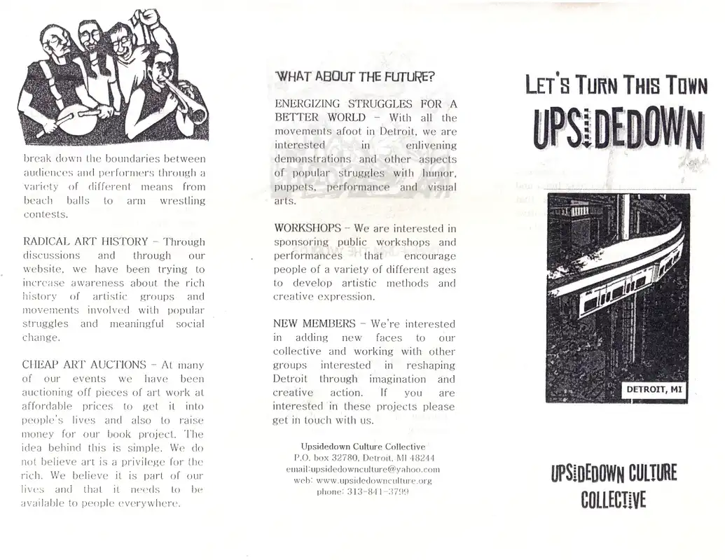 2002-2003 Upside Down Culture flyer